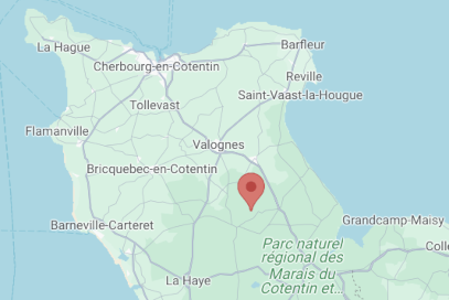 Map Chambres d'hôtes Les Pommiers d'Amfreville